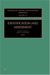 book Identification and Assessment, Volume 16 (Advances in Learning and Behavioral Disabilities)