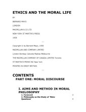 book Ethics and The Moral Life