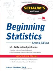 book Schaum's Outline of Beginning Statistics, Second Edition (Schaum's Outline Series)