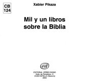 book Mil y Un Libros sobre la Biblia