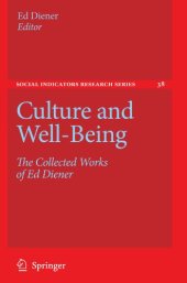 book Culture and Well-Being: The Collected Works of Ed Diener