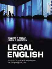 book Legal English: How to Understand and Master the Language of Law