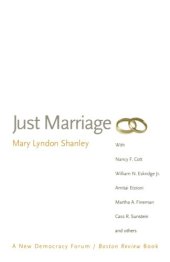 book Just Marriage (New Democracy Forum Boston Review)