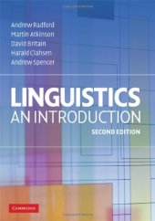 book Linguistics: An Introduction