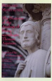 book The Doctrine of the Analogy of Being According to Thomas Aquinas (Marquette Studies in Philosophy)