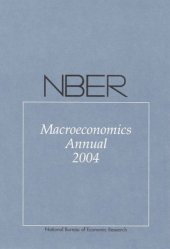 book NBER Macroeconomics Annual 2004