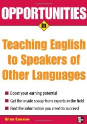 book Opportunities in Teaching English to Speakers of Other Languages