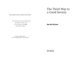 book The Third Way to a Good Society