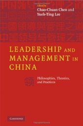 book Leadership and Management in China: Philosophies, Theories, and Practices