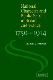 book National Character and Public Spirit in Britain and France, 1750-1914