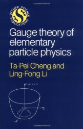 book Gauge Theory of elementary particle physics  English