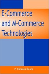 book E-Commerce and M-Commerce Technologies