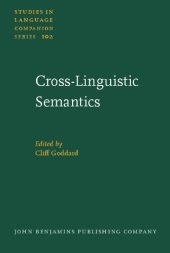 book Cross-Linguistic Semantics (Studies in Language Companion Series)