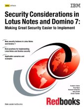 book Security Considerations in Notes And Domino 7: Making Great Security Easier to Implement