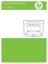 book HP LaserJet M1120 MFP Series Service Manual