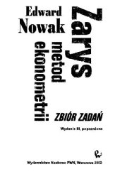 book Введение в методы эконометрики: сб. задач: [пер. с пол.]