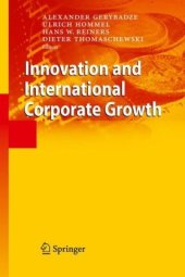 book Innovation and International Corporate Growth