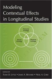 book Modeling Contextual Effects in Longitudinal Studies