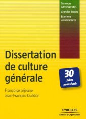 book Dissertation de culture generale : 30 Fiches pour reussir