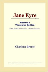 book Jane Eyre (Webster's Thesaurus Edition)