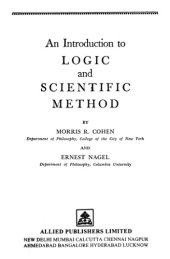 book An Introduction to Logic and Scientific Method