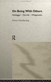 book On Being With Others: Heidegger - Wittgenstein - Derrida