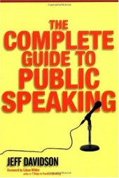 book The Complete Guide to Public Speaking