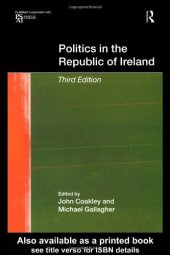 book Politics in the Republic of Ireland: 3rd Edition