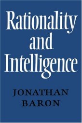 book Rationality and Intelligence