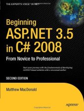 book Beginning ASP.NET 3.5 in C# 2008: From Novice to Professional, Second Edition (Beginning: from Novice to Professional)