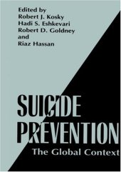 book Suicide Prevention: The Global Context