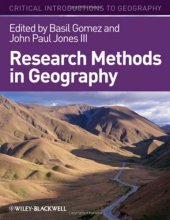 book Research Methods in Geography: A Critical Introduction (Critical Introductions to Geography)