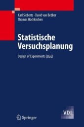 book Statistische Versuchsplanung: Design of Experiments (DoE)