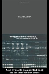 book Wittgenstein's Remarks on the Foundations of AI