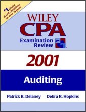 book Wiley Cpa Examination Review, 2001: Auditing (Wiley Cpa Examination Review. Auditing)