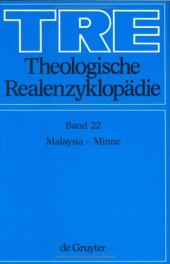 book Theologische Realenzyklopädie. Vol. 22: Malaysia - Minne