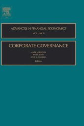 book Corporate Governance, Volume 9 (Advances in Financial Economics)