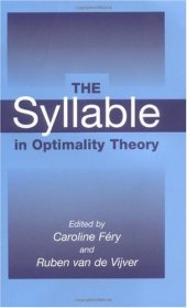 book The Syllable in Optimality Theory