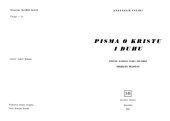 book Pisma o Kristu i Duhu