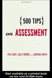 book 500 Tips on Assessment (500 Tips)