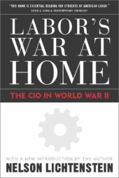 book Labor's War at Home: The Cio in World War II