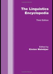 book The Routledge Linguistics Encyclopedia