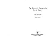 book The Logic of Comparative Social Inquiry