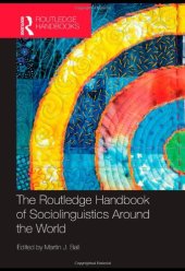 book The Routledge Handbook of Sociolinguistics Around the World