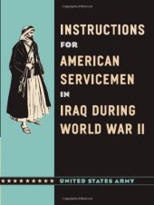 book Instructions for American Servicemen in Iraq during World War II