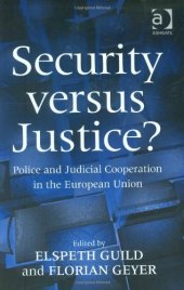 book Security versus Justice?