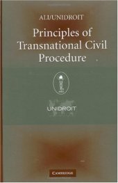 book Principles of Transnational Civil Procedure