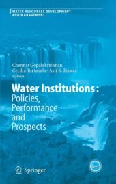 book Water Institutions: Policies, Performance and Prospects