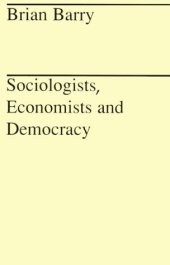 book Sociologists, Economists, and Democracy (Midway Reprint)