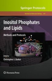 book Inositol Phosphates and Lipids: Methods and Protocols